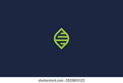 Letra EC con el logotipo de la hoja Icono Diseño Vector Diseño Plantilla Inspiración