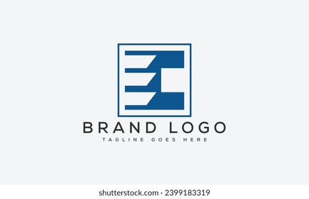 letter EC logo design vector template design for brand.
