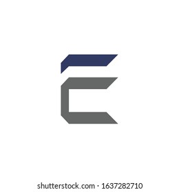 Letter EC Logo Template Design Vector Illustration