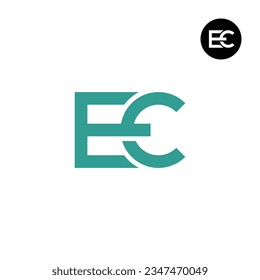Letter EC Monogram Logo Design