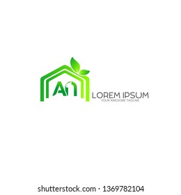 Letter eco green Logo Hexagon Design template
