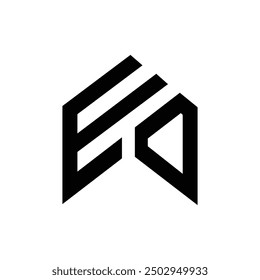 Letter Ed creative property business real modern logo