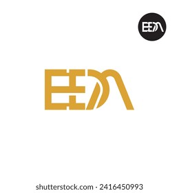 Letter EDA Monogram Logo Design