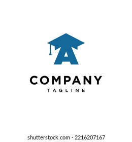 A Letter Education Vector logo icon vector Template.