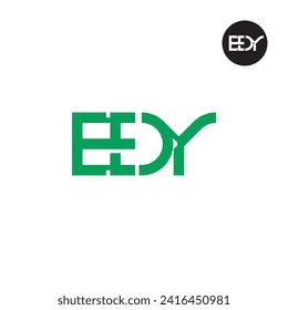 Diseño de logotipo de monograma de edición de letras