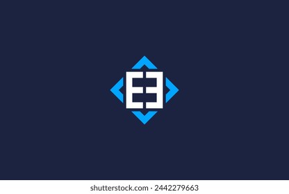 letter ee with arrow logo icon design vector design template inspiration