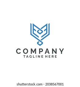 Letter EE company logo design