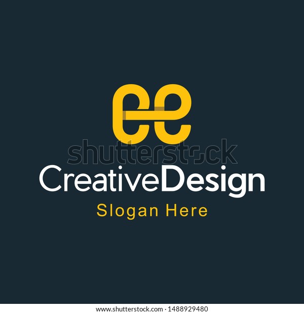 Letter Ee Creative Business Modern Logo Stock Vector Royalty Free