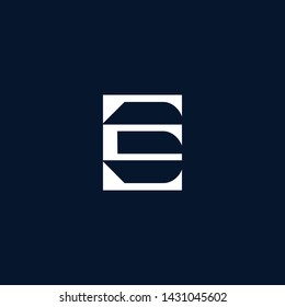 Letter EE ES SE E Clean and Minimal Initial Based Logo Design