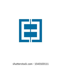 letter ee icon design template,ee initial logo