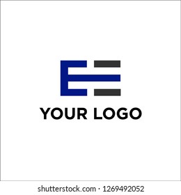 letter ee logo