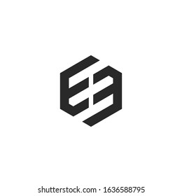 Letter EE logo icon design template elements