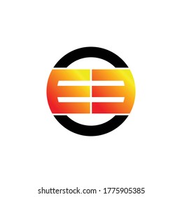 Letter EE logo icon design vector. monogram logo vector illustration