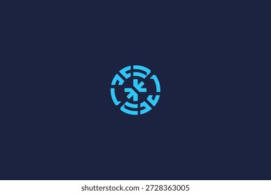 Buchstabe e Logo Symbol Design-Vorlage mit Kreis Vektor Inspiration Logo einfaches Design