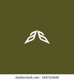Letter EE Or A logo Icon template design in Vector illustration .
