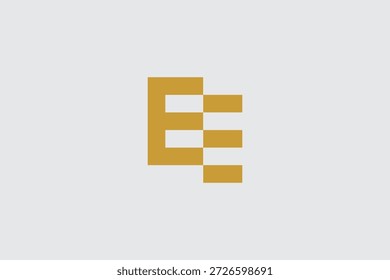 letter ee logo icon vector design with modern minimalist style and professional branding concept.