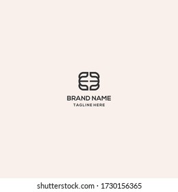 Letter EE logo template design in Vector illustration 