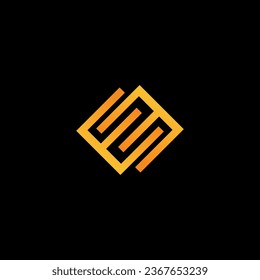 Letter EE vector logo concept. Business logo for your company creative idea 