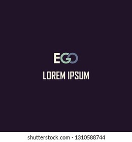 Letter EGO Abstract Creative Modern Business Monogram Logo