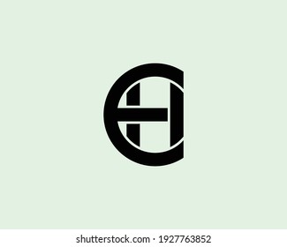 Logo-Design des Briefes, Vektorgrafik-Vorlage