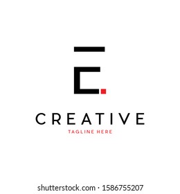 Letter EI Abstract Creative Business Logo