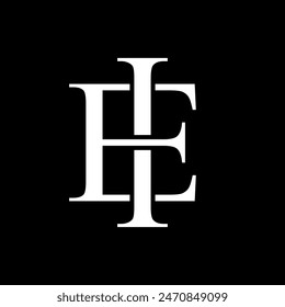 Letter EI or IE can be used for logo, icon, and etc.