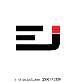 Letter EJ Simplicity Icon Business Creative Design Template Logo
