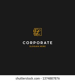 Letter EL Elegance Luxury Creative Business Logo