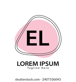 letter EL logo. EL logo design vector illustration for creative company, business, industry