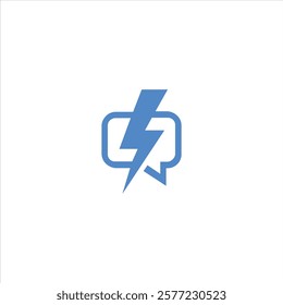letter and electric logo combination 