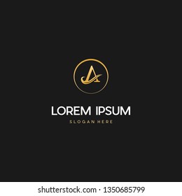 Letter A Elegance Creative Logo Design