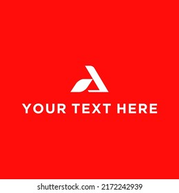 Letter A elegant design logo