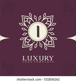 I letter elegant floral logo design. Creative luxury brand, real estate, crest logo,crests,crown,royal, fashion,hotel logo,boutique brand,vector logo template