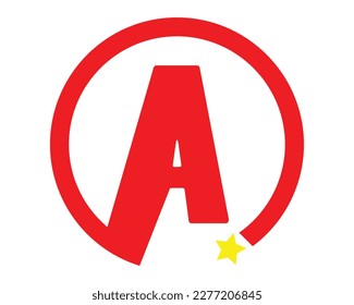 A letter element logo design vector