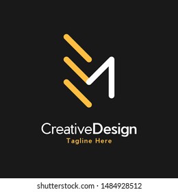 Letter EM Creative Business Logo