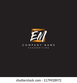 letter EM initial logo