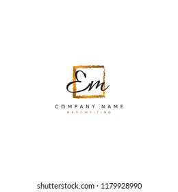 letter EM initial logo