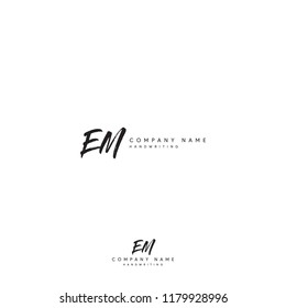 letter EM initial logo