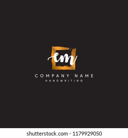 letter EM initial logo