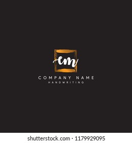 letter EM initial logo