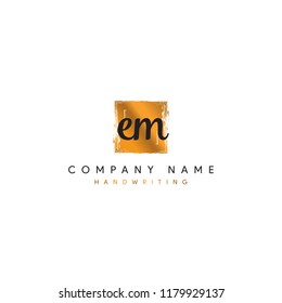 letter EM initial logo