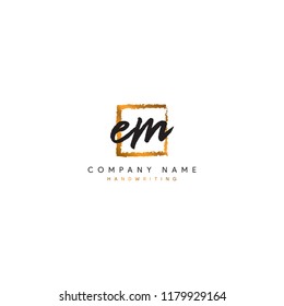 letter EM initial logo