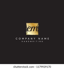 letter EM initial logo