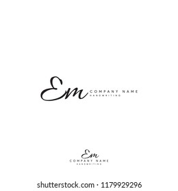 letter EM initial logo