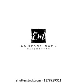 letter EM initial logo