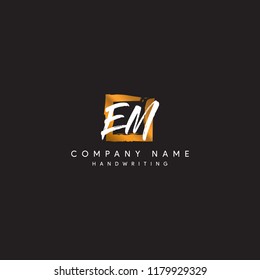 letter EM initial logo