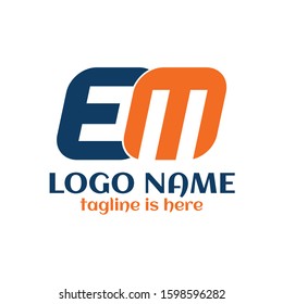 Letter EM logo for business