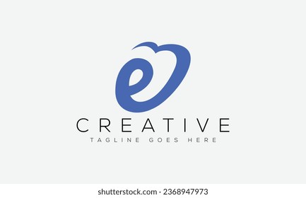 Letter EM logo design template vector illustration
