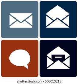 Letter email icons