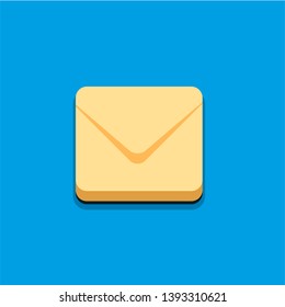 Letter, email, mail, envelope, message
 3D Icon - Vector